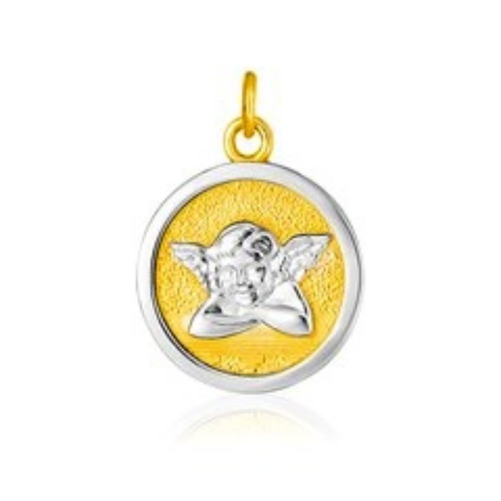 14k gold angel pendent